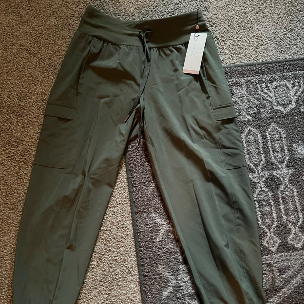 Brand New! Calia by Carrie Underwood Green Joggers xs